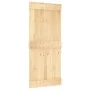 Puerta corredera con herrajes madera maciza de pino 90x210 cm de vidaXL, Puertas - Ref: Foro24-3203233, Precio: 173,25 €, Des...