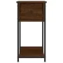 Mesitas noche 2 uds madera ingeniería marrón roble 30x60x60 cm de vidaXL, Mesitas de noche - Ref: Foro24-826062, Precio: 64,0...