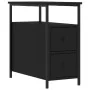Nachttische, 2 Stück, schwarzes Holzwerkstoff, 30 x 60 x 60 cm von vidaXL, Nachttische - Ref: Foro24-826064, Preis: 102,26 €,...