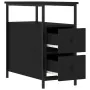 Nachttische, 2 Stück, schwarzes Holzwerkstoff, 30 x 60 x 60 cm von vidaXL, Nachttische - Ref: Foro24-826064, Preis: 102,26 €,...