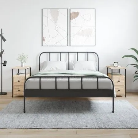 Mesitas noche 2 uds madera ingeniería roble Sonoma 30x60x60 cm de vidaXL, Mesitas de noche - Ref: Foro24-826066, Precio: 102,...
