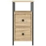 Nightstands 2 pcs engineered wood Sonoma oak 30x60x60 cm by vidaXL, Nightstands - Ref: Foro24-826066, Price: 102,84 €, Discou...