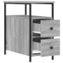 Mesitas noche 2 uds madera ingeniería gris Sonoma 30x60x60 cm de vidaXL, Mesitas de noche - Ref: Foro24-826070, Precio: 90,24...