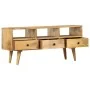 Solid mango wood TV stand 110x36x50 cm by vidaXL, TV Furniture - Ref: Foro24-285824, Price: 180,50 €, Discount: %