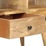 Solid mango wood TV stand 110x36x50 cm by vidaXL, TV Furniture - Ref: Foro24-285824, Price: 180,50 €, Discount: %