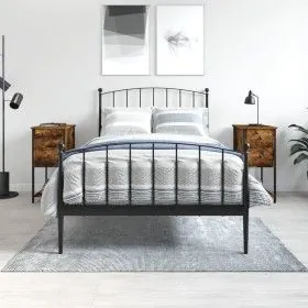 Nachttische 2 Stück, Holzwerkstoff, geräucherte Eiche, 32 x 42 x 70 cm von vidaXL, Nachttische - Ref: Foro24-826098, Preis: 7...