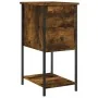 Nightstands 2 pcs engineered wood smoked oak 32x42x70 cm by vidaXL, Nightstands - Ref: Foro24-826098, Price: 76,79 €, Discoun...