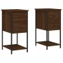 Nightstands 2 pcs oak brown engineered wood 32x42x70 cm by vidaXL, Nightstands - Ref: Foro24-826102, Price: 79,17 €, Discount: %