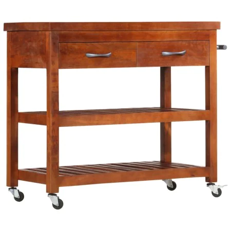 Massivholz Akazien Küchenwagen 100x48x89 cm von vidaXL, Küchen- und Speisewagen - Ref: Foro24-282753, Preis: 275,17 €, Rabatt: %