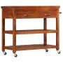 Massivholz Akazien Küchenwagen 100x48x89 cm von vidaXL, Küchen- und Speisewagen - Ref: Foro24-282753, Preis: 275,17 €, Rabatt: %