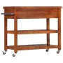 Massivholz Akazien Küchenwagen 100x48x89 cm von vidaXL, Küchen- und Speisewagen - Ref: Foro24-282753, Preis: 275,17 €, Rabatt: %
