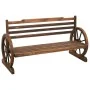 Garden bench solid fir wood 142 cm by vidaXL, garden benches - Ref: Foro24-313892, Price: 266,18 €, Discount: %
