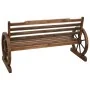 Gartenbank aus massivem Tannenholz 142 cm von vidaXL, Gartenbänke - Ref: Foro24-313892, Preis: 266,18 €, Rabatt: %