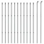 Silver wire fence 0.8x25 m by vidaXL, fence panels - Ref: Foro24-154008, Price: 73,43 €, Discount: %