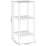 Badezimmerregal aus massivem Walnussholz, 36 x 36 x 79 cm von vidaXL, Bücherregale und Regale - Ref: Foro24-350365, Preis: 45...