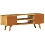 Solid mango wood TV cabinet 110x35x40 cm by vidaXL, TV Furniture - Ref: Foro24-285825, Price: 210,39 €, Discount: %