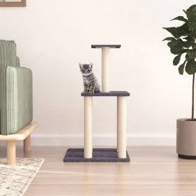 Cat scratching post with dark gray sisal posts 85.5 cm by vidaXL, Cat furniture - Ref: Foro24-171740, Price: 33,67 €, Discoun...