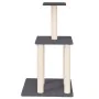Katzenkratzbaum mit dunkelgrauen Sisalstämmen 85,5 cm von vidaXL, Katzenmöbel - Ref: Foro24-171740, Preis: 33,64 €, Rabatt: %