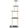 Cat scratching post with dark gray sisal posts 183 cm by vidaXL, Cat furniture - Ref: Foro24-171746, Price: 77,42 €, Discount: %