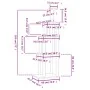 Katzenkratzbaum mit dunkelgrauen Sisalstämmen, 183 cm von vidaXL, Katzenmöbel - Ref: Foro24-171746, Preis: 77,63 €, Rabatt: %