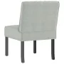Light Gray Velvet Upholstered Chair by vidaXL, Easy chairs - Ref: Foro24-352451, Price: 80,04 €, Discount: %