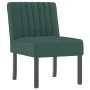 Dunkelgrüner, mit Samt gepolsterter Stuhl von vidaXL, Einfache Stühle - Ref: Foro24-352453, Preis: 81,69 €, Rabatt: %
