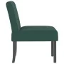 Dark green velvet upholstered chair by vidaXL, Easy chairs - Ref: Foro24-352453, Price: 81,60 €, Discount: %