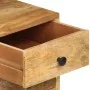 Solid mango wood TV cabinet 110x35x40 cm by vidaXL, TV Furniture - Ref: Foro24-285825, Price: 210,39 €, Discount: %