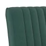 Dunkelgrüner, mit Samt gepolsterter Stuhl von vidaXL, Einfache Stühle - Ref: Foro24-352453, Preis: 81,69 €, Rabatt: %