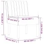 Dunkelgrüner, mit Samt gepolsterter Stuhl von vidaXL, Einfache Stühle - Ref: Foro24-352453, Preis: 81,69 €, Rabatt: %