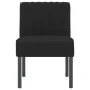 Black velvet upholstered chair by vidaXL, Easy chairs - Ref: Foro24-352454, Price: 79,32 €, Discount: %