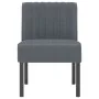 Dunkelgrauer, mit Samt gepolsterter Stuhl von vidaXL, Einfache Stühle - Ref: Foro24-352452, Preis: 77,59 €, Rabatt: %