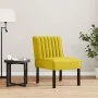 Silla tapizada de terciopelo amarillo de vidaXL, Sillas poltrona - Ref: Foro24-352455, Precio: 64,29 €, Descuento: %