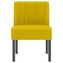 Upholstered chair in yellow velvet by vidaXL, Easy chairs - Ref: Foro24-352455, Price: 64,29 €, Discount: %