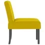 Upholstered chair in yellow velvet by vidaXL, Easy chairs - Ref: Foro24-352455, Price: 64,29 €, Discount: %