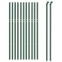 Green galvanized steel wire fence 0.8x25 m by vidaXL, fence panels - Ref: Foro24-154072, Price: 108,57 €, Discount: %