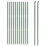 Grüner Zaun aus verzinktem Stahldraht 2,2 x 25 m von vidaXL, Zaunpaneele - Ref: Foro24-154079, Preis: 246,73 €, Rabatt: %