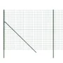 Grüner Zaun aus verzinktem Stahldraht 2,2 x 25 m von vidaXL, Zaunpaneele - Ref: Foro24-154079, Preis: 246,73 €, Rabatt: %