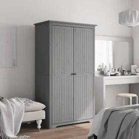 BODO wardrobe solid gray pine wood 101x52x176.5 cm by vidaXL, Wardrobes - Ref: Foro24-355061, Price: 256,71 €, Discount: %