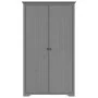 BODO Kleiderschrank aus massivem grauem Kiefernholz 101x52x176,5 cm von vidaXL, Kleiderschränke - Ref: Foro24-355061, Preis: ...