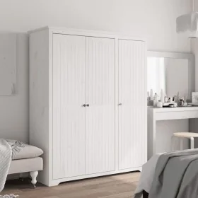 Schrank BODO aus massiver Kiefer in Weiß 146x53,5x173 cm von vidaXL, Kleiderschränke - Ref: Foro24-355062, Preis: 394,04 €, R...