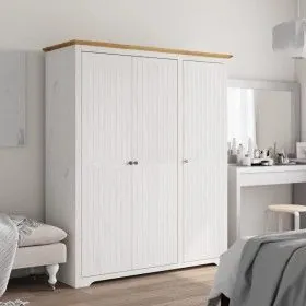 BODO Massivholzschrank Kiefer weiß braun 151,5x52x176,5 cm von vidaXL, Kleiderschränke - Ref: Foro24-355063, Preis: 394,51 €,...