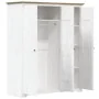 BODO Massivholzschrank Kiefer weiß braun 151,5x52x176,5 cm von vidaXL, Kleiderschränke - Ref: Foro24-355063, Preis: 394,51 €,...