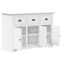 BODO sideboard solid white pine wood 115x43x79.5 cm by vidaXL, Sideboards - Ref: Foro24-355065, Price: 271,97 €, Discount: %