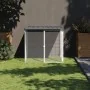 Chicken coop and anthracite galvanized steel canopy 103x98x90 cm by vidaXL, Cages and habitats for small animals - Ref: Foro2...