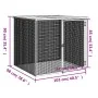Chicken coop and anthracite galvanized steel canopy 103x98x90 cm by vidaXL, Cages and habitats for small animals - Ref: Foro2...