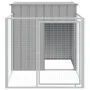 Peroos corral shed light gray galvanized steel 110x201x110cm by vidaXL, Dog kennels - Ref: Foro24-172358, Price: 186,65 €, Di...