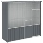 Jaula de pájaros acero galvanizado gris antracita 215x78x200 cm de vidaXL, Pies y jaulas para pájaros - Ref: Foro24-172344, P...