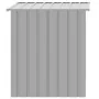 Dog kennel with light gray galvanized steel roof 110x103x109cm by vidaXL, Dog kennels - Ref: Foro24-172356, Price: 119,21 €, ...