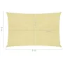 Beige HDPE sail awning 160 g/m² 3x4 m by vidaXL, Umbrellas - Ref: Foro24-311127, Price: 32,26 €, Discount: %